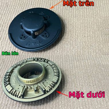 Mâm chia lửa Của Bếp gas Rinnai RJ-8600FE, RV-4600GT, RV-4600GL, RV-4700GT, RV-4700GN, RJ-9600S, RV-4680(G) Bên lò lớn