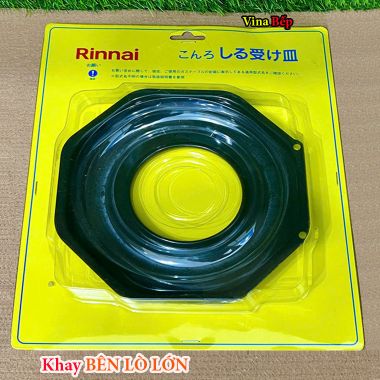 Khay hứng tràn Bên lò Lớn Của Bếp gas Rinnai Nhật RJ-8600FE, RJ-8600(BK), RJ-9600S, RJ-9600E, 4600-2C(BK)