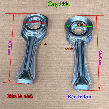 Ống Điếu Inox Của Bếp gas Rinnai RV-970, RV-960, RV-870, RV-860, RV-8711, RV-8611 