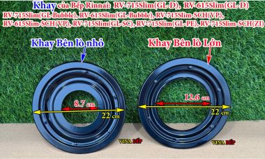 Khay hứng tràn Bếp gas Rinnai RV-715Slim(GL-D), RV-615Slim(GL-D), RV-715Slim(GL-), RV-715Slim-SCH