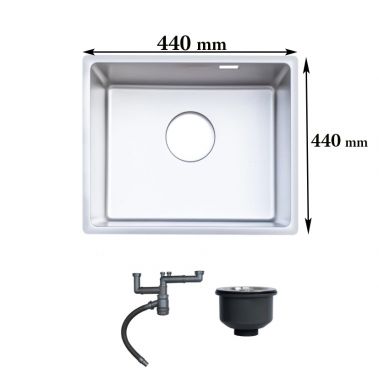 Chậu Rửa Bát 1 Hố Nobinox ARVO V444