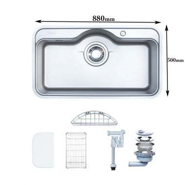 Chậu Rửa Bát 1 Hố Nobinox ROSA NN995D
