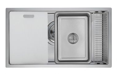 Chậu Rửa chén 1 Hố GrandX GX7845V Volcano