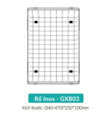 Rổ Inox GrandX GXB03