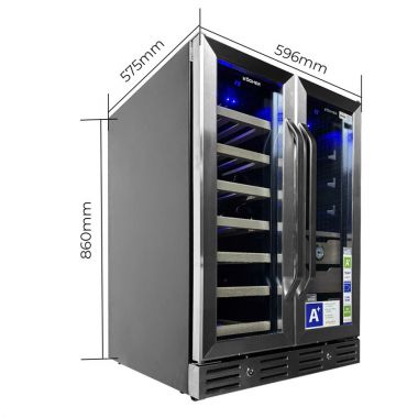 Tủ Bảo Quản Rượu - Cigar Side By Side Kocher KCWEU-3338
