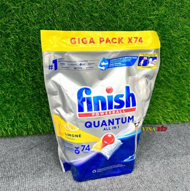 Viên Rửa Chén Finish Quantum All in 1 74V