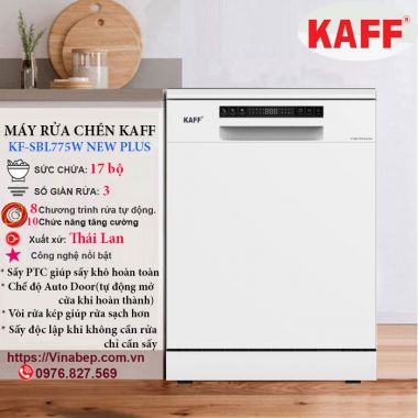 Máy Rửa Chén Kaff KF-SBL775W New Plus