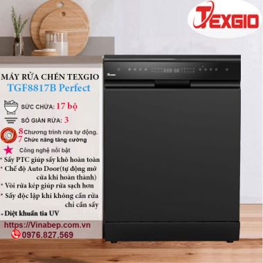 Máy Rửa Chén TEXGIO TGF8817B PERFECT