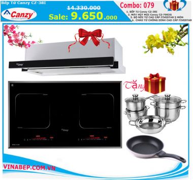 Combo 079 Bếp Từ Canzy CZ-38I