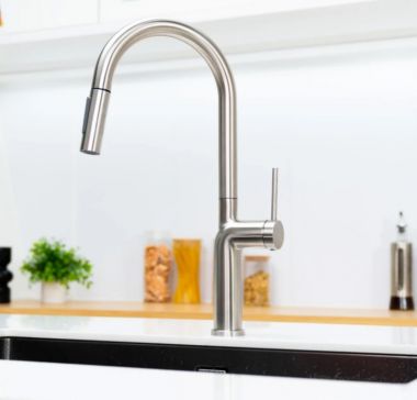 Vòi Rửa Chén Nóng Lạnh Dây Rút Nobinox ADORA NX992