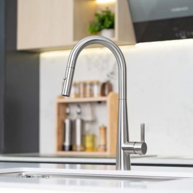 Vòi Rửa Chén Nóng Lạnh Dây Rút Nobinox WINTO NX501