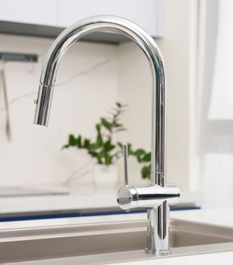 Vòi Rửa Chén Dây Rút Konox Comfor Chrome