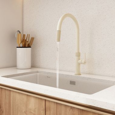 Vòi Rửa Chén Dây Rút Konox Lasi Nude