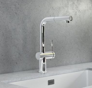 Vòi Rửa Chén Dây Rút Konox Stream Smart Chrome