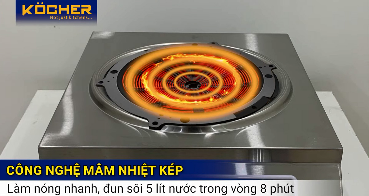 bep-tu-cong-nghiep-kocher-ci-3600c-mam-nhiet-kep