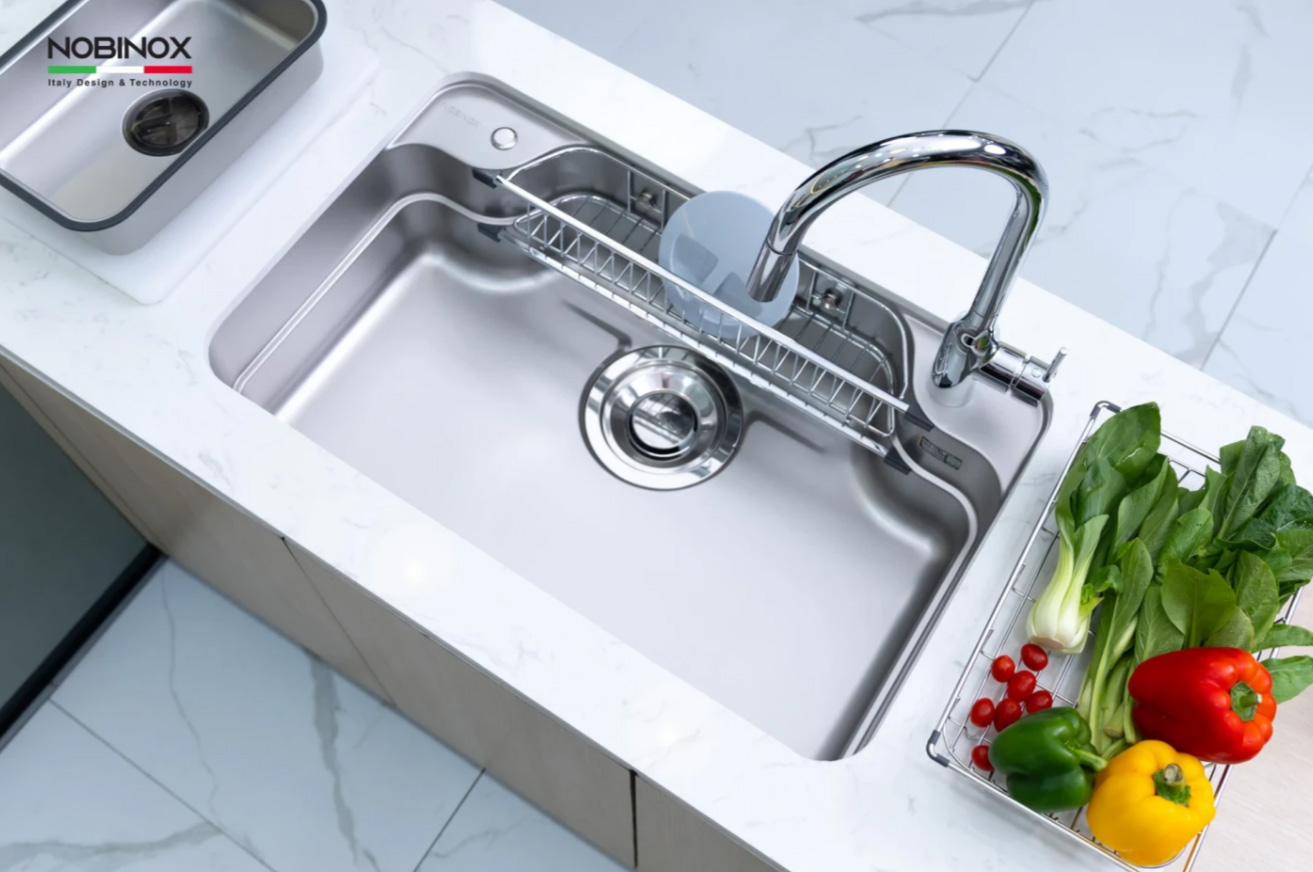 Chậu rửa b&aacute;t 1 Hố Nobinox LIKEN NL790D