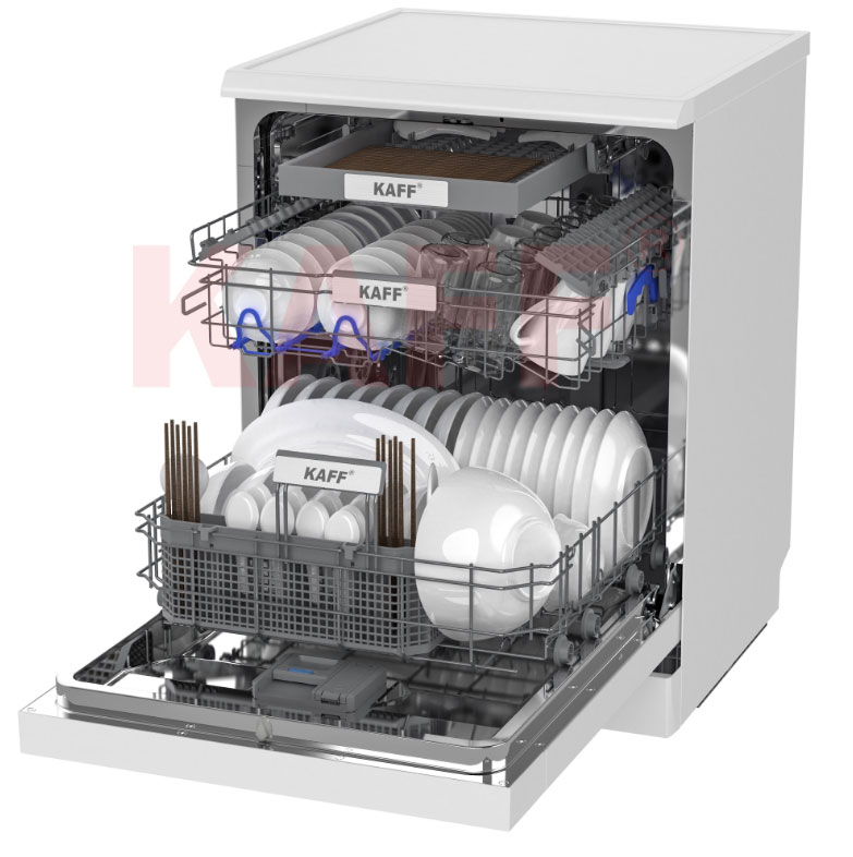 Máy Rửa Chén Kaff KF-SBL775W New Plus 17 bộ