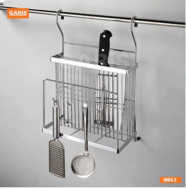 Giá Treo Dao Thớt Inox Garis GI04.5